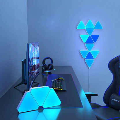 Applique Mural LED RGB Triangle pour Chambre