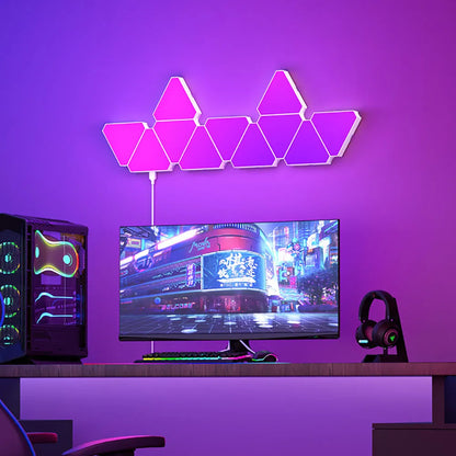 Applique Mural LED RGB Triangle pour Chambre