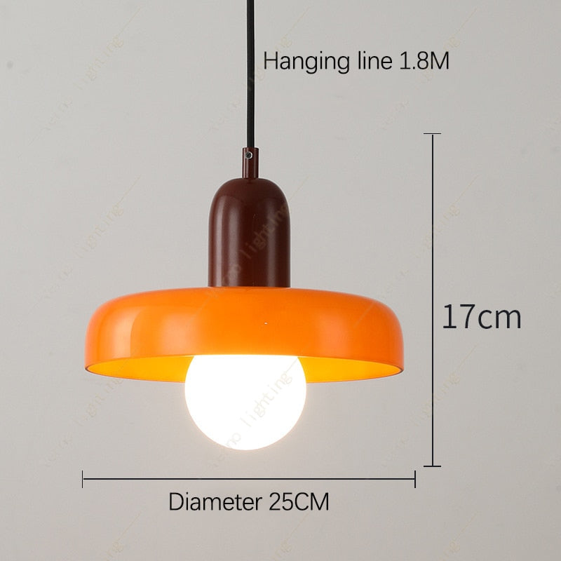 Lampe Suspendue Nordique de Couleur pour Salle à Manger