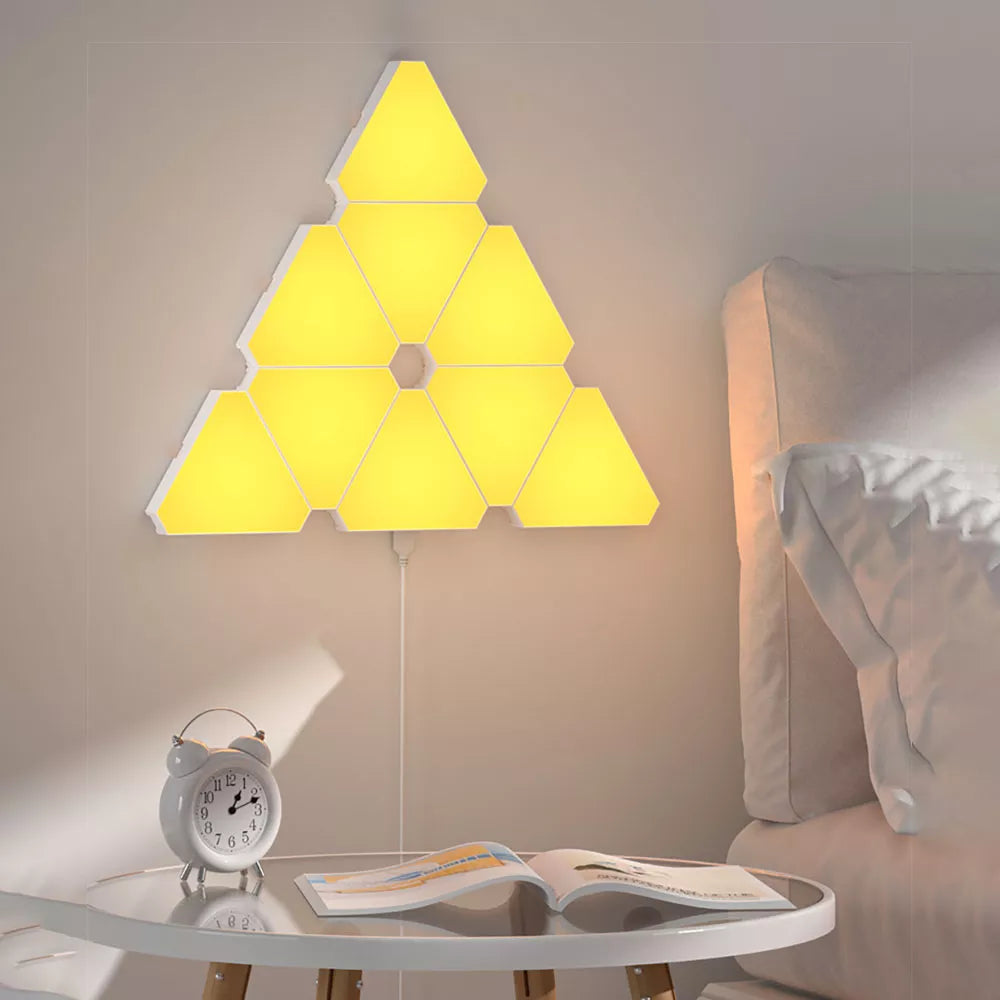 Applique Mural LED RGB Triangle pour Chambre