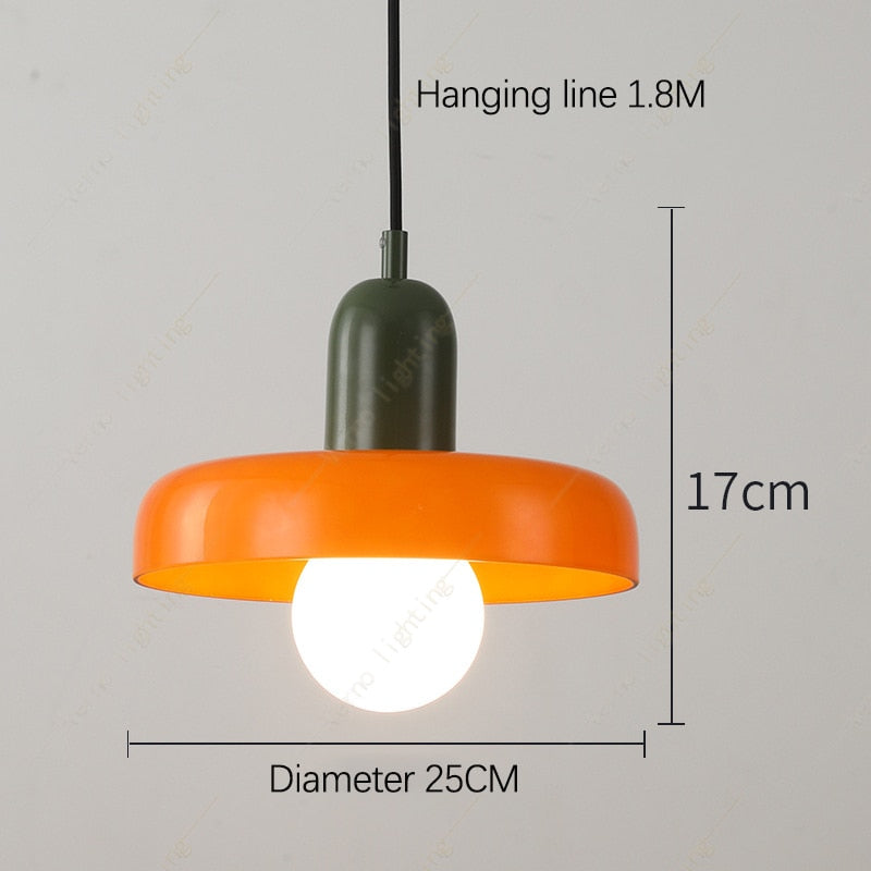 Lampe Suspendue Nordique de Couleur pour Salle à Manger