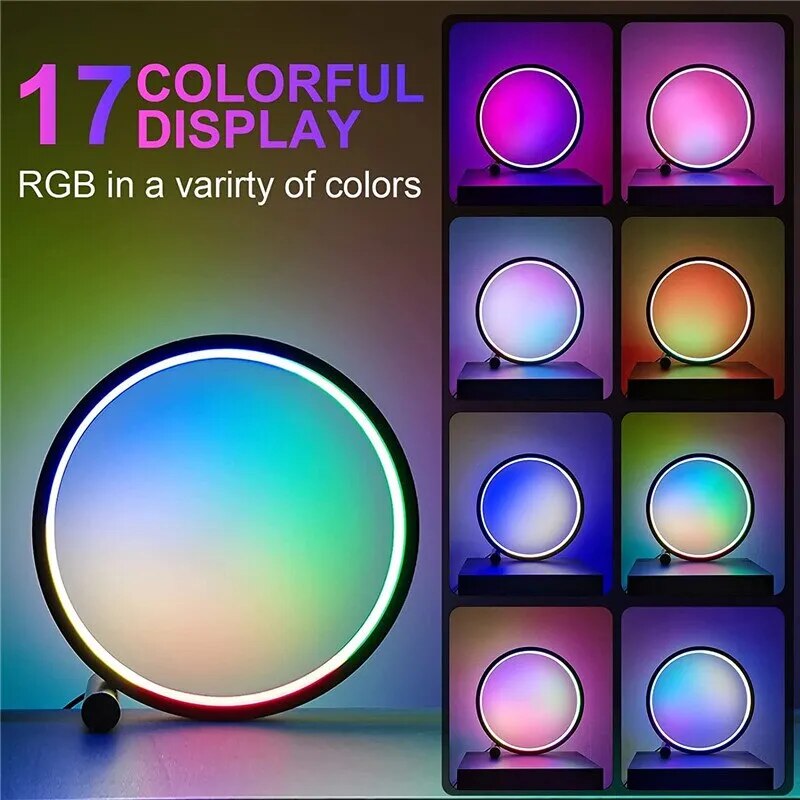 Veilleuse de Nuit LED RGB Cercle