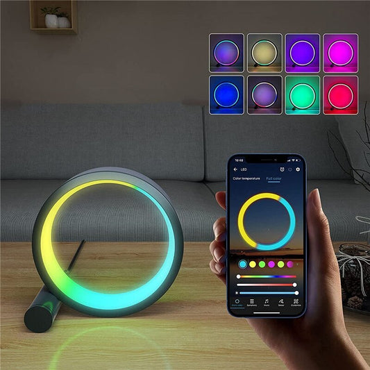 Veilleuse de Nuit LED RGB Cercle