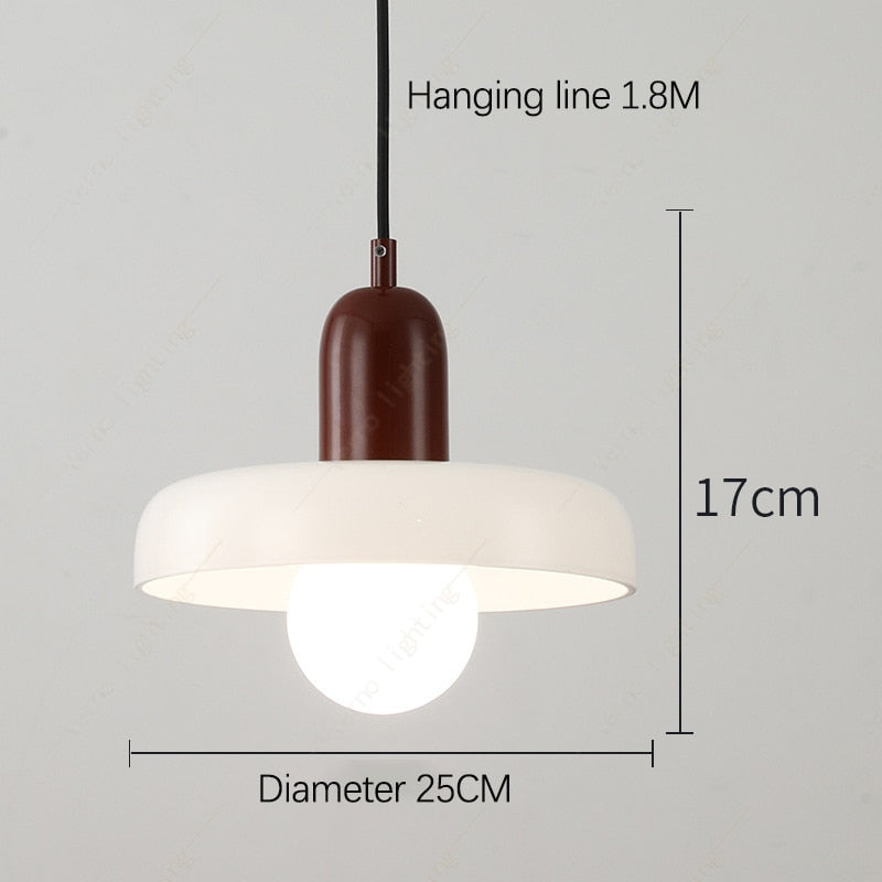 Lampe Suspendue Nordique de Couleur pour Salle à Manger