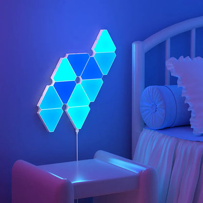 Applique Mural LED RGB Triangle pour Chambre