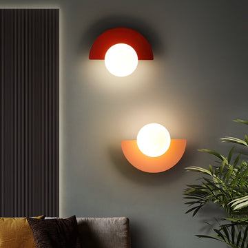 Applique Murale LED Ronde Vintage 11W 1250LM - Luminaire Intérieur Moderne Pour Chambre, Couloir, Salon, Chevet