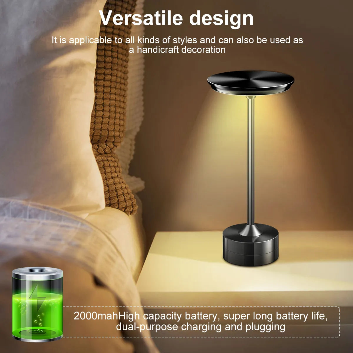 Lampe de Chevet Moderne Simpliste pour Chambre